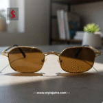 Edge Gold Frame Sunglasses