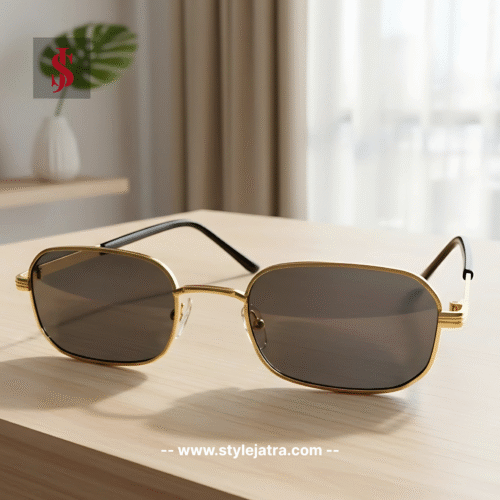 Edge Light Gold Frame Sunglasses