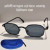 Street Luxe Black hexagonal Sunglasses 3
