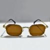 Edge Gold Frame Sunglasses