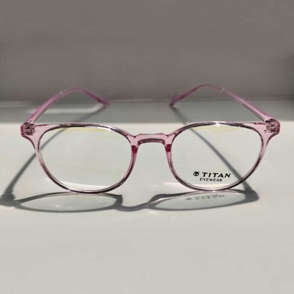 Pink Round Frame Glasses